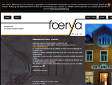 Tablet Screenshot of foerya.com